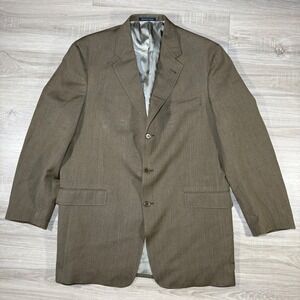 Loro Piana Daniel Cremieux Wool Olive Green Blazer Mens‎ Sport Coat Size 47